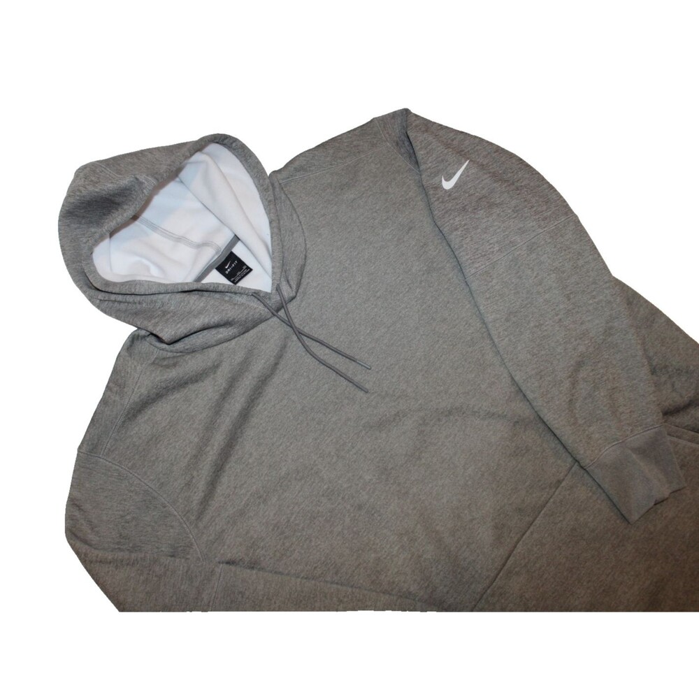 NWOT Nike Therma Men's Hoodie Sweatshirt Dark Light Gray 5XL